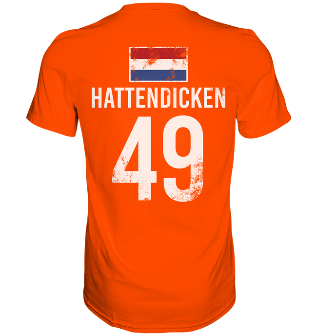 Sauf Trikot Niederlande Fussball HATTENDICKEN - Sauftrikot Shirt