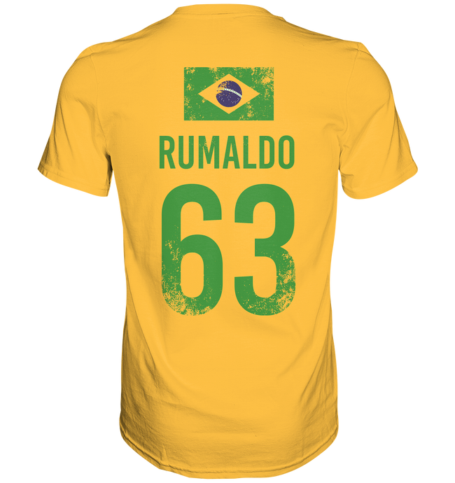 Sauf Trikot Brasilien Fussball Rumaldo - Sauftrikot Shirt