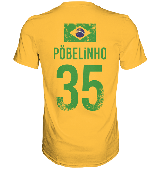 Sauf Trikot Brasilien Fussball Pöbelinho - Sauftrikot Shirt