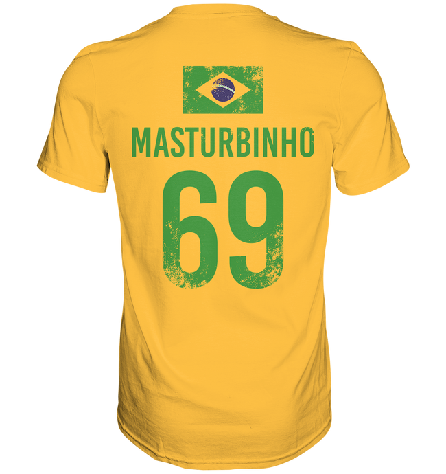 Sauf Trikot Brasilien Fussball Masturbinho - Sauftrikot Shirt