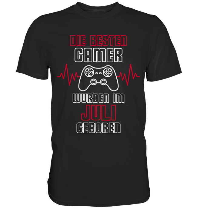 Geschenke für Gamer Geburtstag Juli - T-Shirt