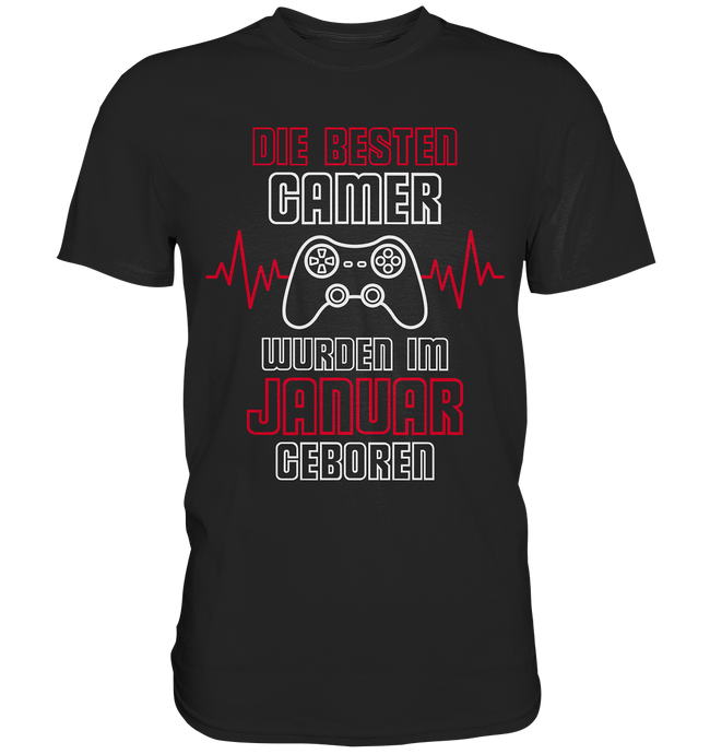 Geschenke für Gamer Geburtstag Januar - T-Shirt