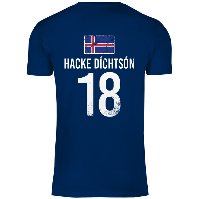 HACKE DICHTSON Sauf Trikot ISLAND Sauftrikot Shirt Fussball