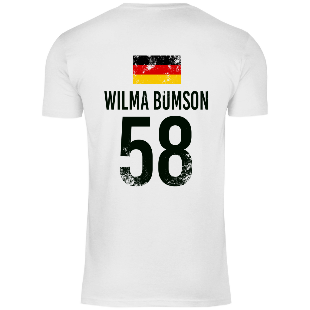 WIMA BUMSON Sauf Trikot DEUTSCHLAND Sauftrikot Shirt Fussball