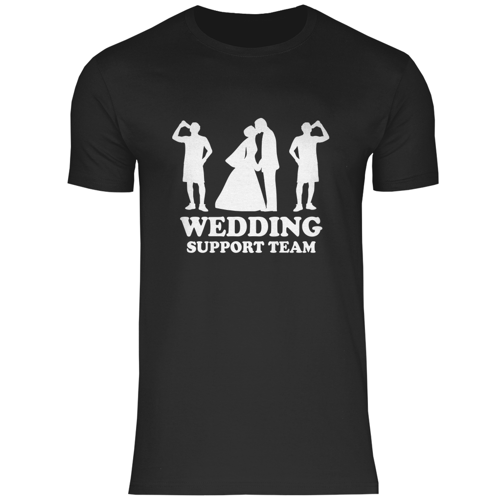 Junggesellenabschied T-Shirt JGA WEDDING SUPPORT - T-Shirt