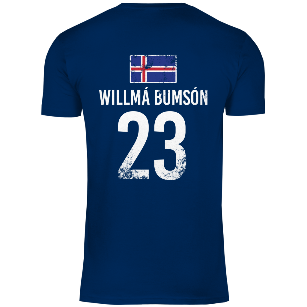 WILLMA BUMSON Sauf Trikot ISLAND Sauftrikot Shirt Fussball