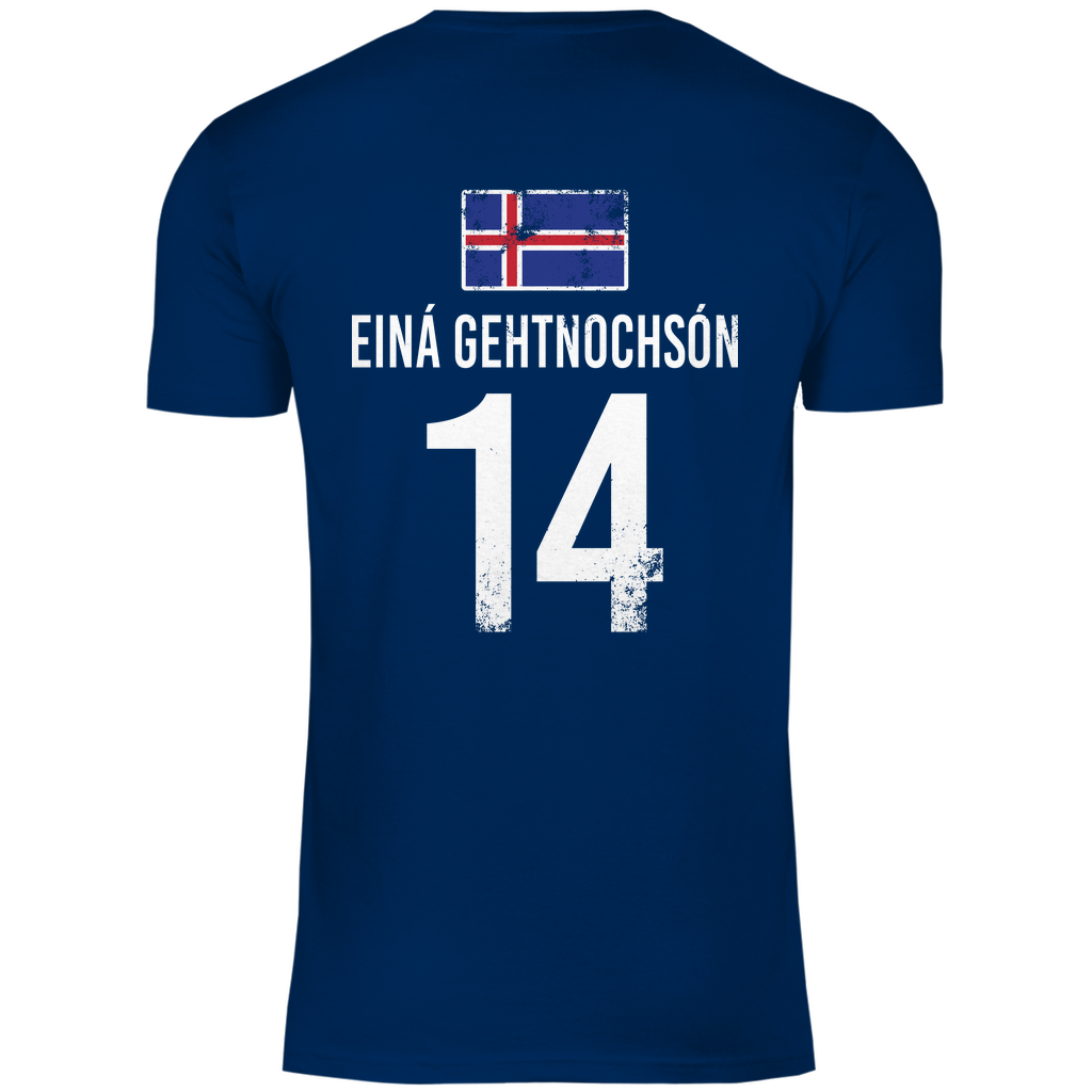 EINA GEHTNOCHSON Sauf Trikot ISLAND Sauftrikot Shirt Fussball