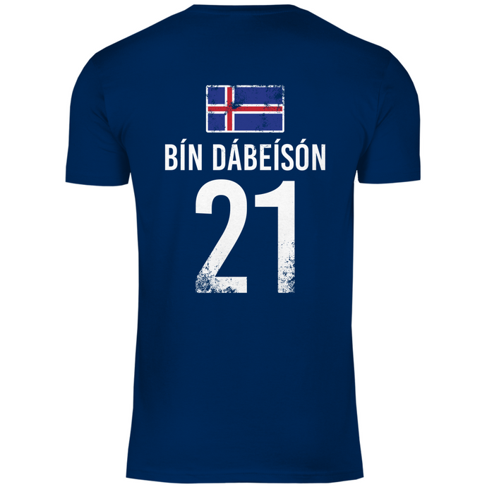 BIN DABEISON Sauf Trikot ISLAND Sauftrikot Shirt Fussball