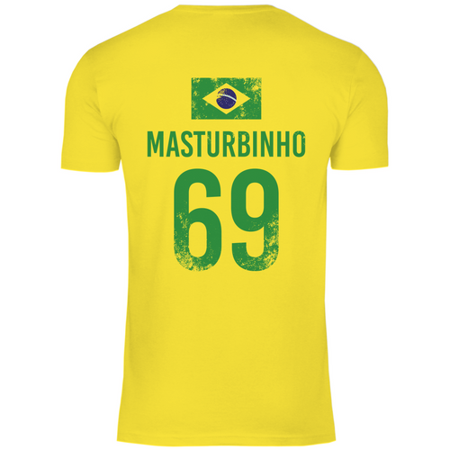 MASTURBINHO Sauf Trikot Brasilien Sauftrikot Shirt Fussball