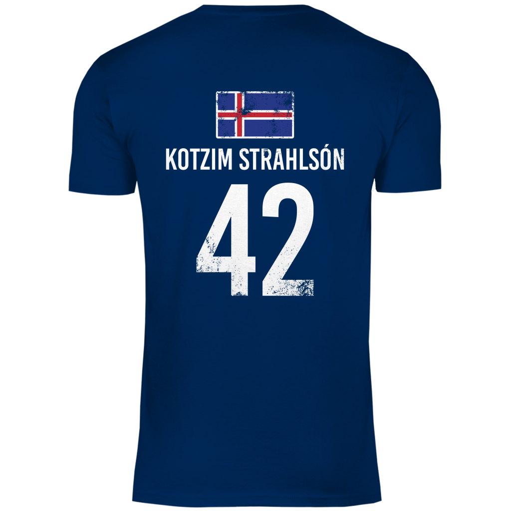 KOTZIM STRAHLSON Sauf Trikot ISLAND Sauftrikot Shirt Fussball