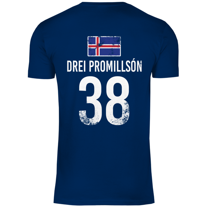 DREI PROMILLSON Sauf Trikot ISLAND Sauftrikot Shirt Fussball