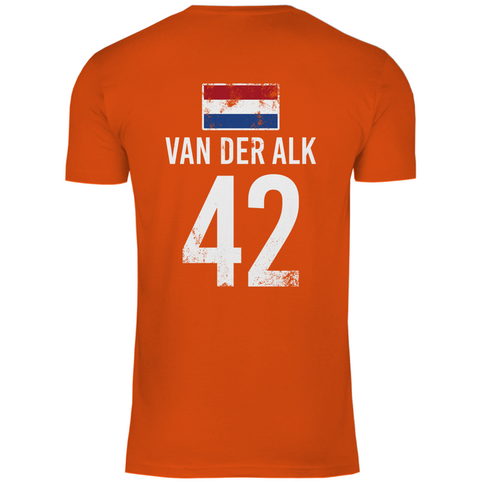 VAN DER ALK Sauf Trikot Holland Sauftrikot Shirt Fussball