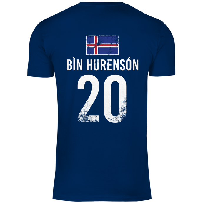 BIN HURENSON Sauf Trikot ISLAND Sauftrikot Shirt Fussball