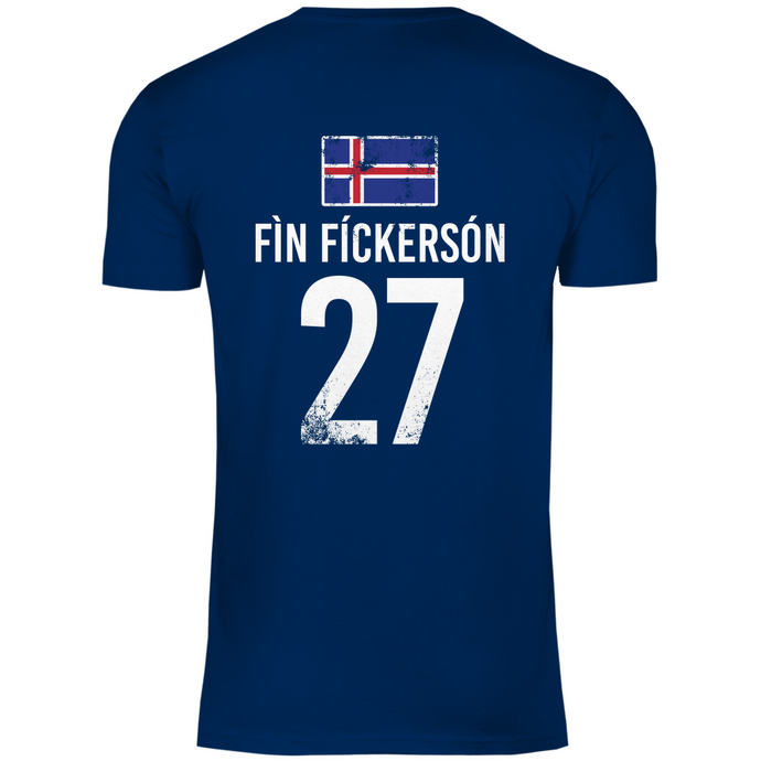 FIN FICKERSON Sauf Trikot ISLAND Sauftrikot Shirt Fussball